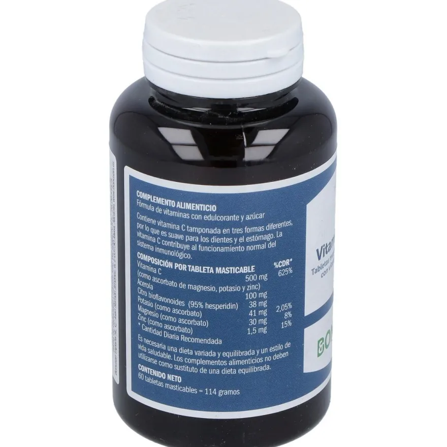 Bonusan Vitamina C 500 Naranja 60 Tabletas Masticables