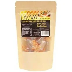 B - Organic Caramelos Miel Romero Propolis sin Azúcar 100g - Lavva