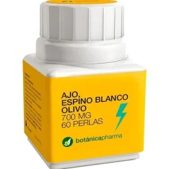 Botanicapharma Ajo Espin Blanco+ Olivo 700 mg 60 Perlas - Ajo