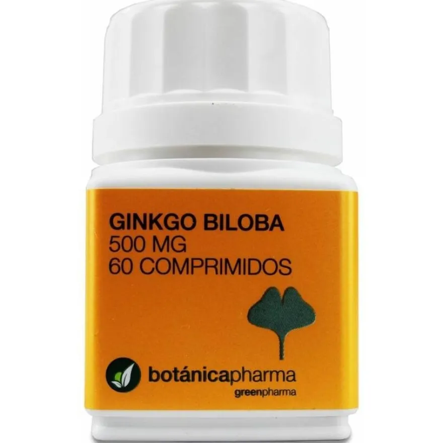 Botánicapharma Ginkgo Biloba 500 mg, 60 Comprimidos - Botanicapharma