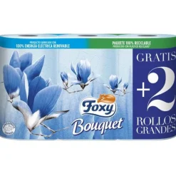 Bouquet Papel Higiénico Color Y Perfume 3 Capas 6 Rollos