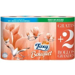 Bouquet Papel Higiénico Color Y Perfume 3 Capas 6 Rollos