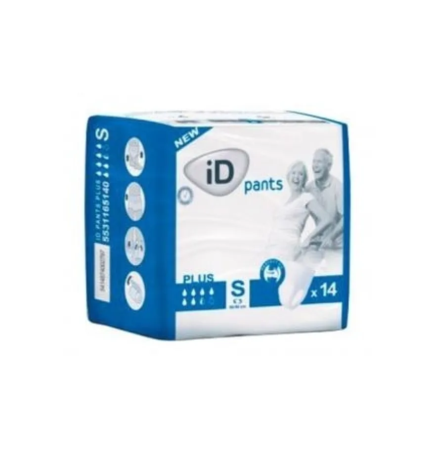 Braga Pañal Inc Orina - Id Pants Plus (T- S 14 U)