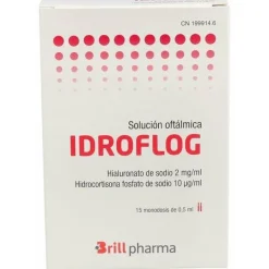 Brill Pharma Idroflog Solución Oftálmica, 0,5 Ml X 15 Monodosis