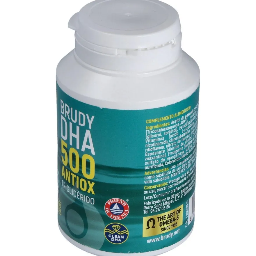Brudy Dha 500Mg Antiox Triglicérido 90Caps
