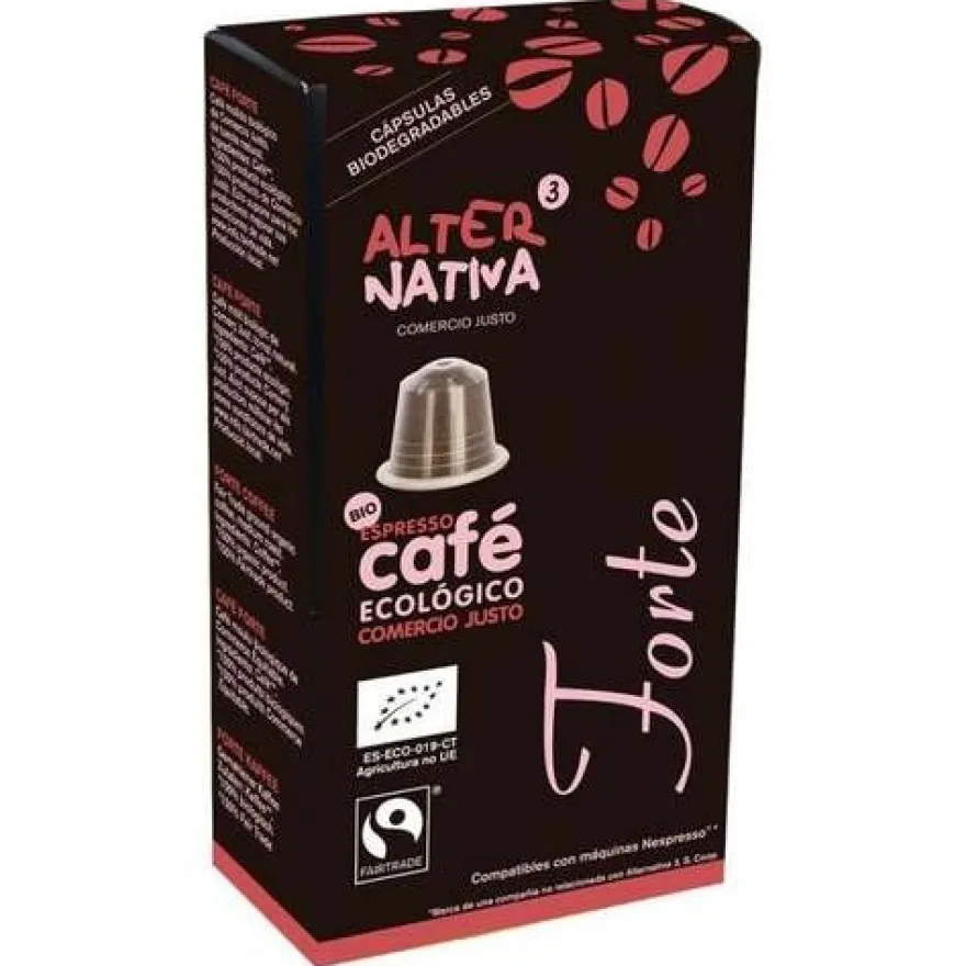 Cafe Forte 10cápsulas Biodegradables Eco - Alternativa 3