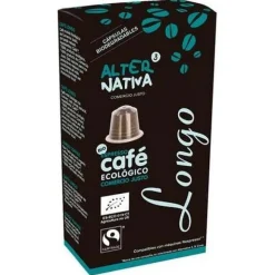 Cafe Longo 10cápsulas Cafe Biodegradable. Eco - Alternativa 3