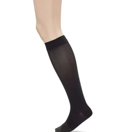 Calcetin Compresion Normal - Farmalastic Antibacteriano (Talla Grande Color Negro)