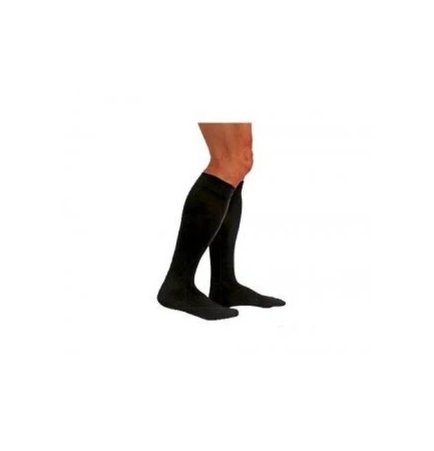 Calcetin Compresion Normal - Medilast Silver Edition Hilo De Plata (Talla Extragrande Color Negro)