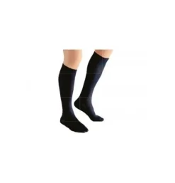 Calcetin Compresion Preventiva - Medilast Silver Edition Hilo De Plata (Talla Pequeña Color Negro)