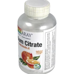 Calcium Citrate 1000 mg Comprimidos Masticables Naranja 60 u - Solaray