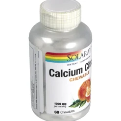 Calcium Citrate 1000 mg Comprimidos Masticables Naranja 60 u - Solaray