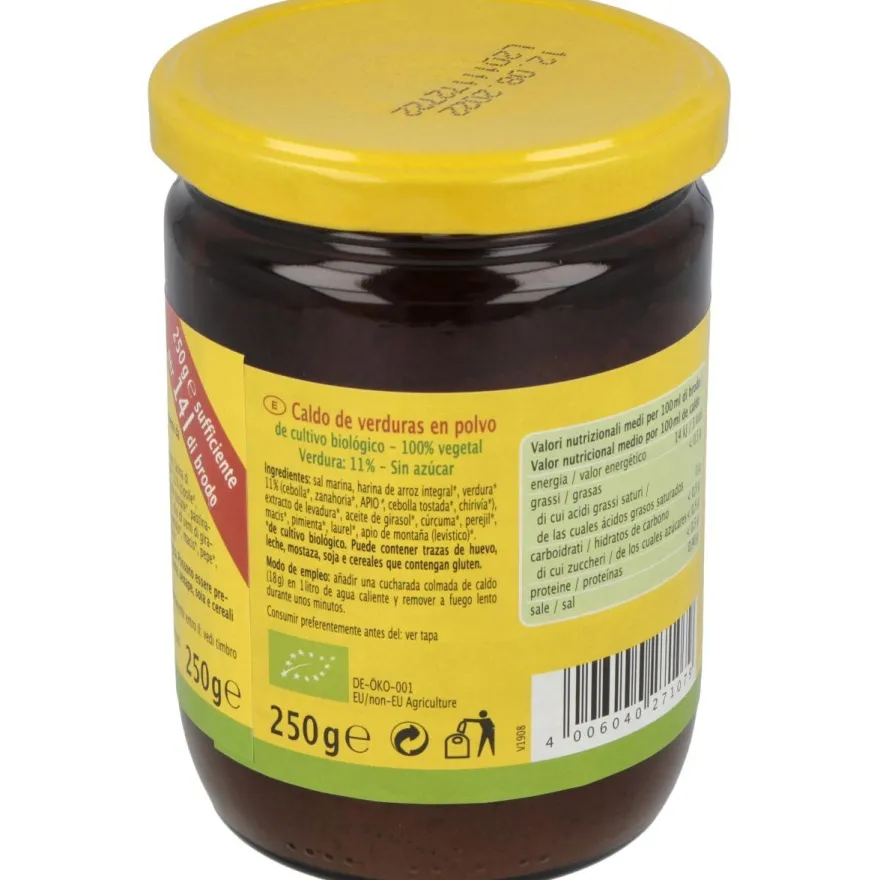 Caldo de Verduras Brodo 250gr. Bio Vegan - Rapunzel