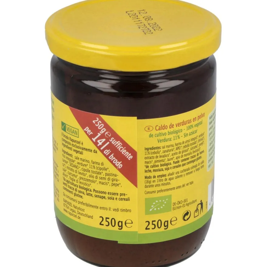 Caldo de Verduras Brodo 250gr. Bio Vegan - Rapunzel