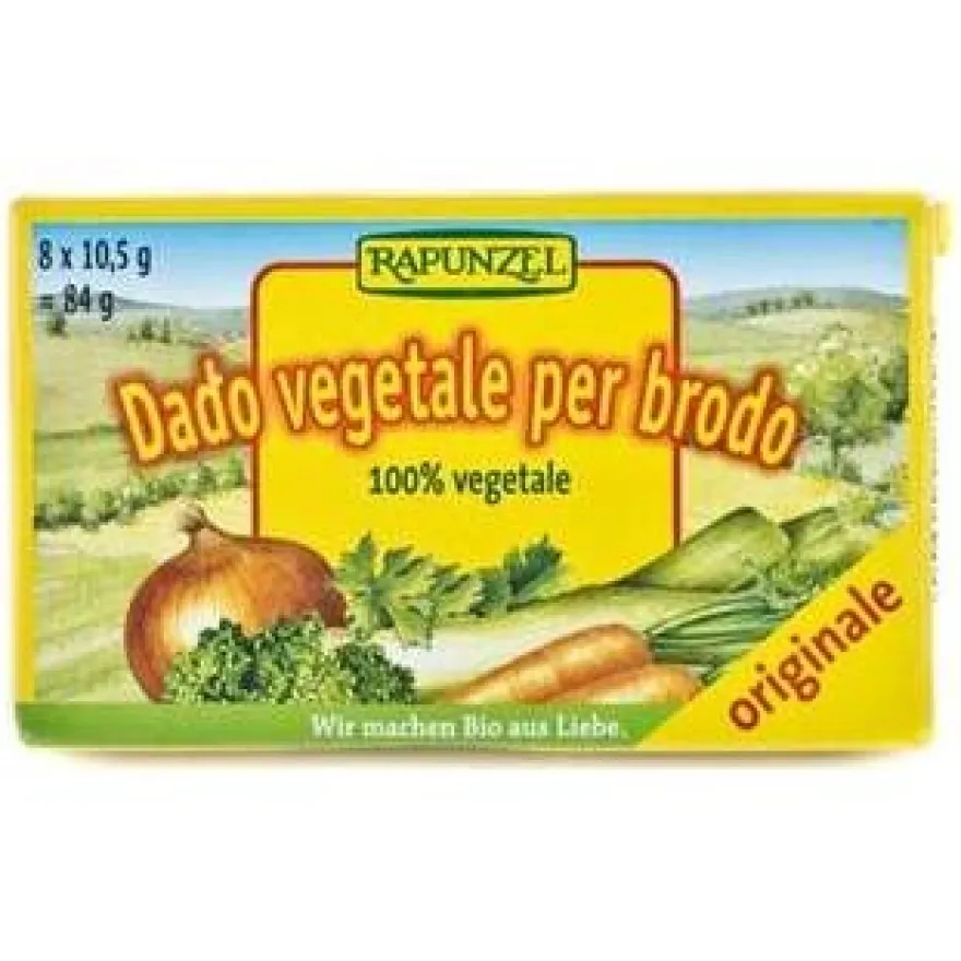 Caldo de Verduras Cubitos Bio 8uds - Rapunzel