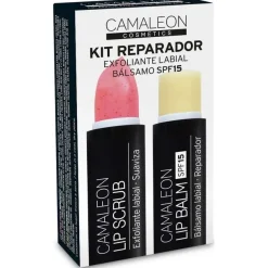 Camaleon Kit Bálsamo + Exfoliante Labial Fresa 4G