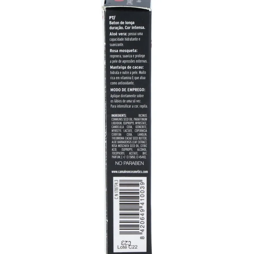 Camaleon Magic Colour Stick Pintalabios Rojo/burdeos 4g 1ud - Camaleon Cosmetics