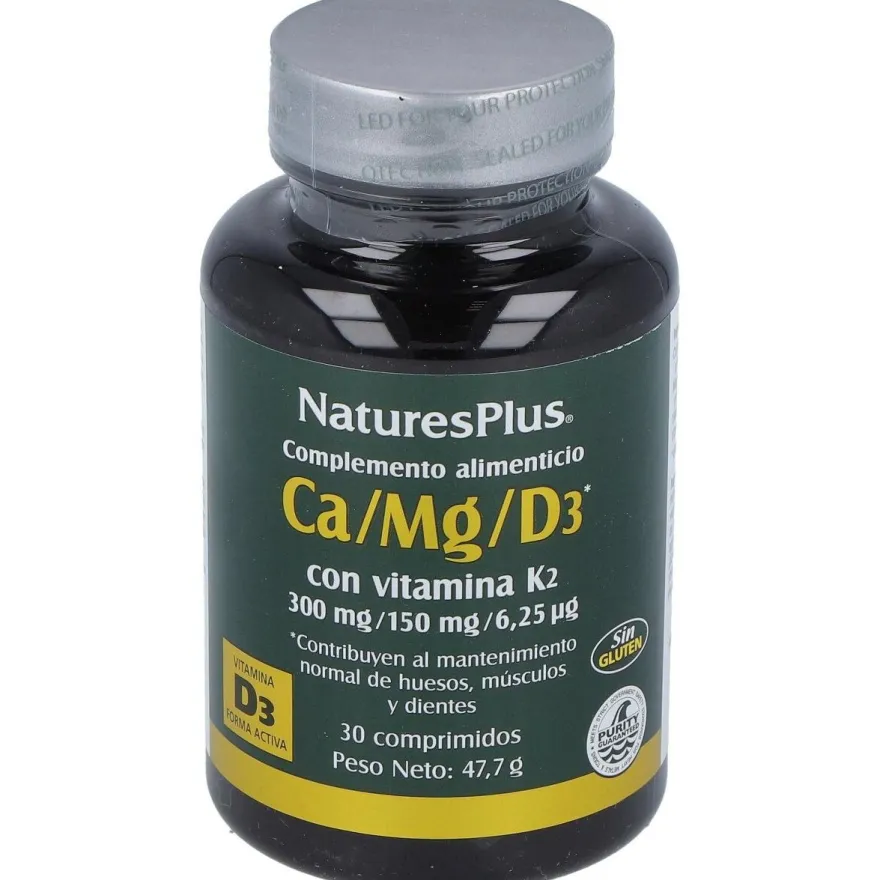 Ca/mg/d3+k2 30comp. 2 - Natures Plus