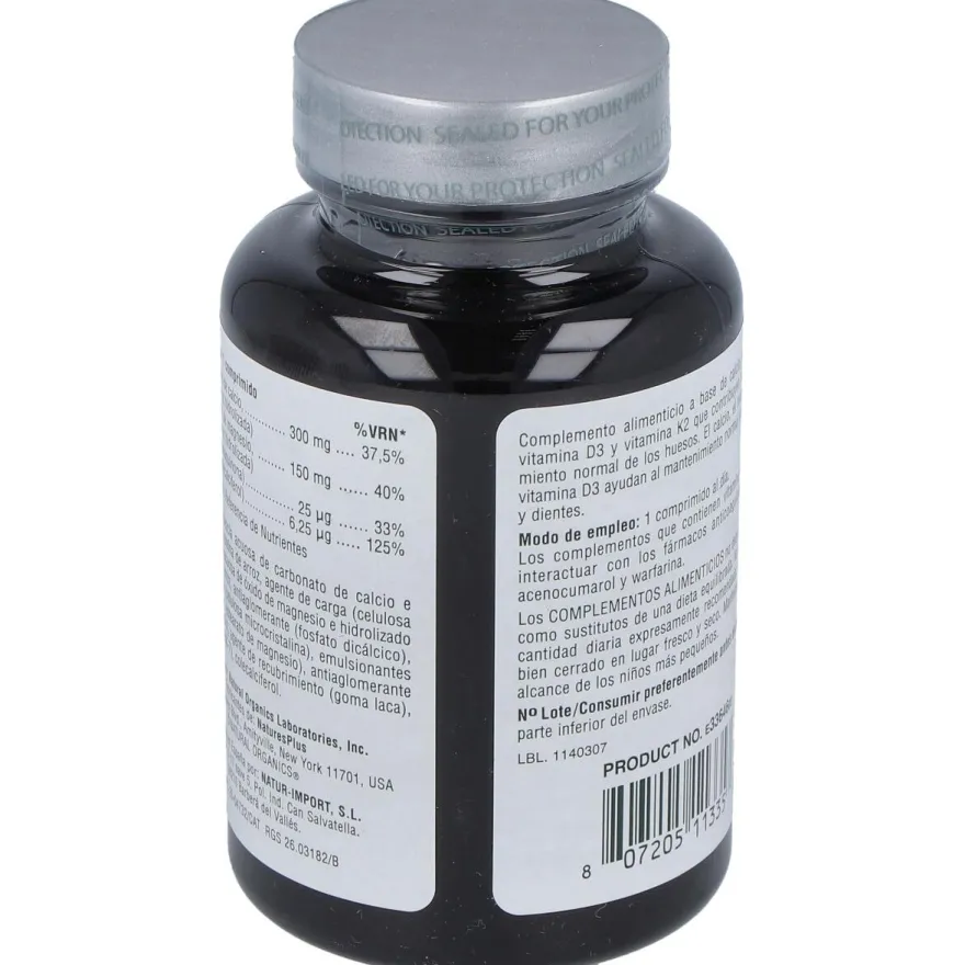 Ca/mg/d3+k2 30comp. 2 - Natures Plus