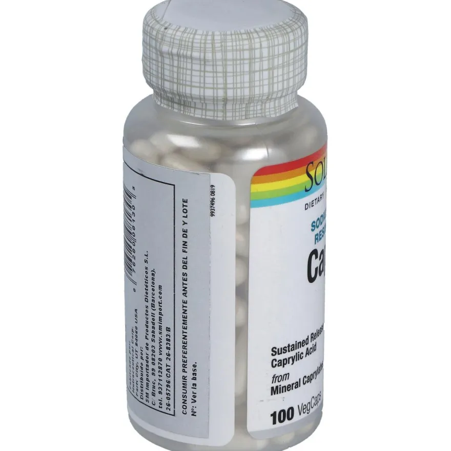 Capryl Tm (ácido Caprilico) 100cap.veg - Solaray