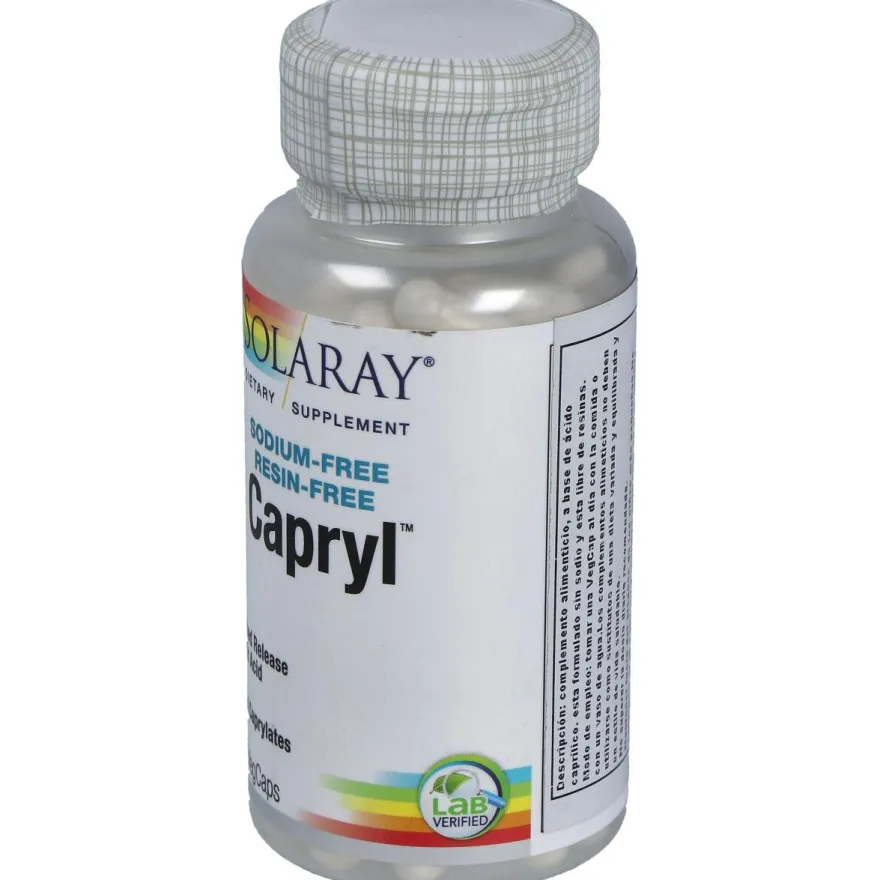 Capryl Tm (ácido Caprilico) 100cap.veg - Solaray