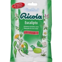 Caramelos Eucalipto sin Azúcar, 50 g - Ricola