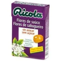 Caramelos Flores de Saúco sin Azúcar, 50 g - Ricola