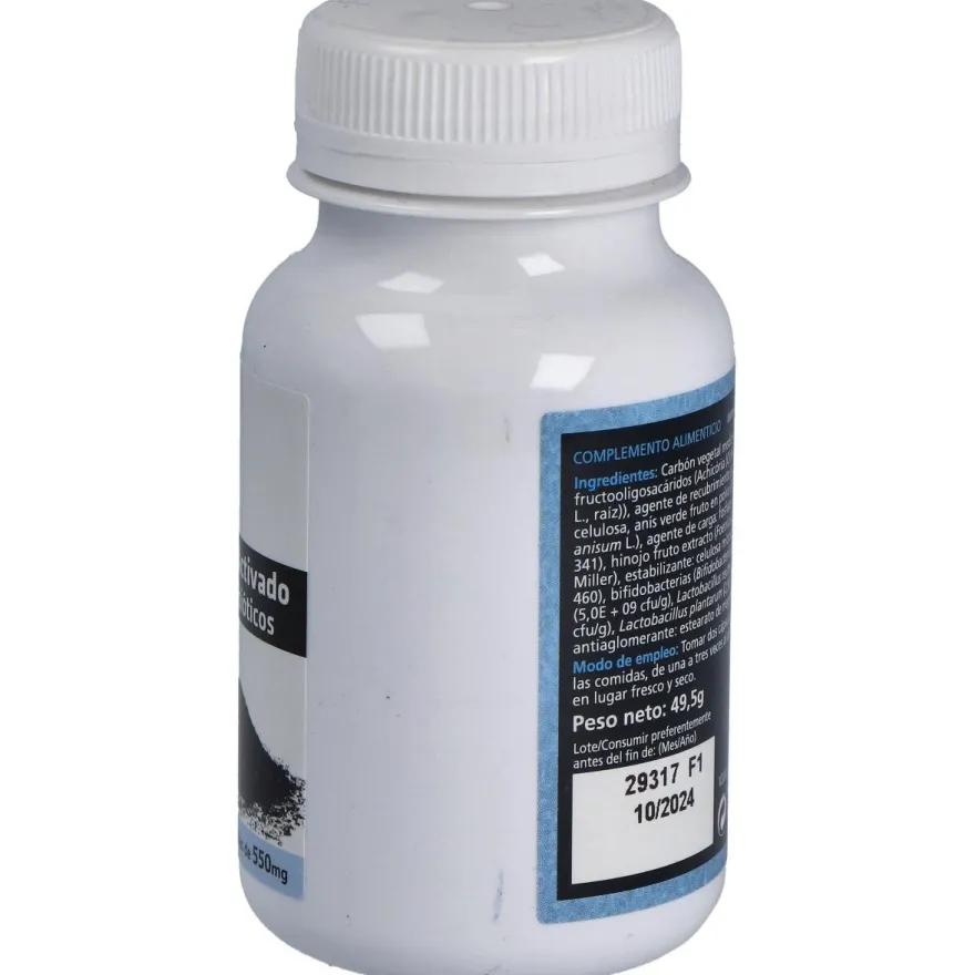 Carbón Activado con Probióticos 90caps - Sotya