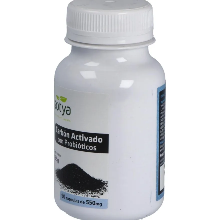 Carbón Activado con Probióticos 90caps - Sotya