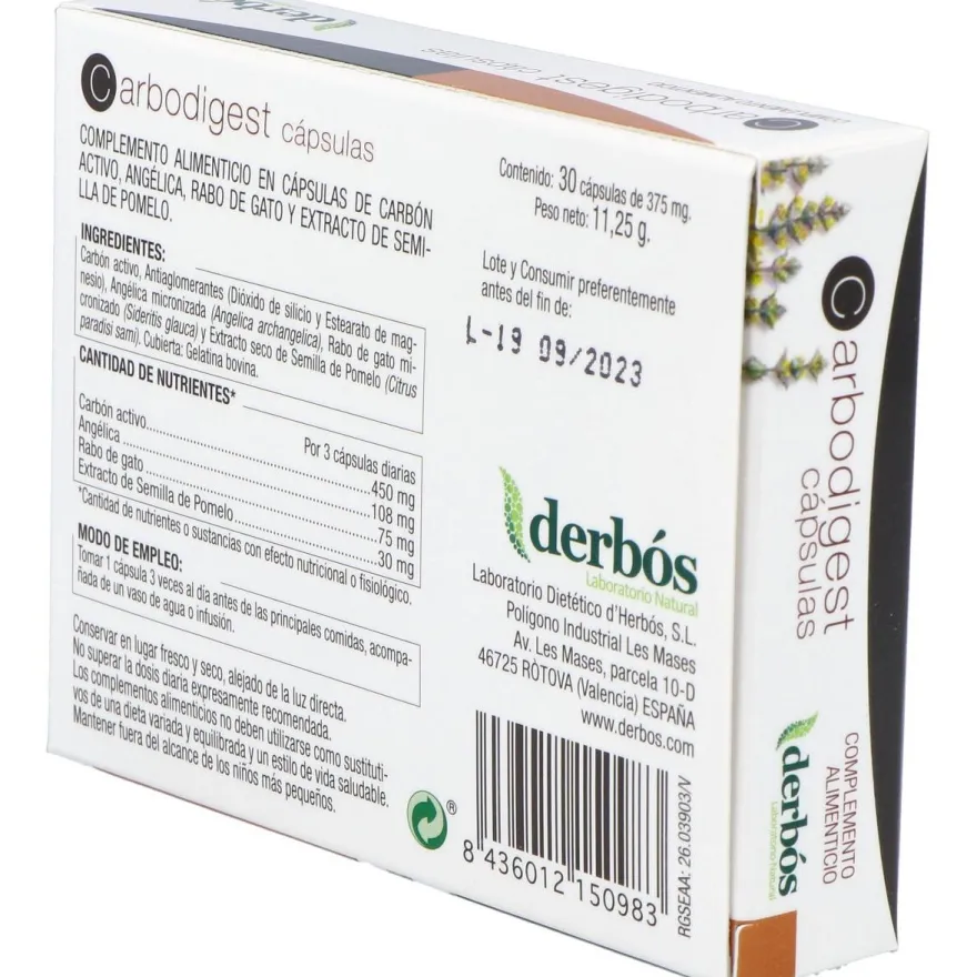 Carbodigest 30cáps - Derbos