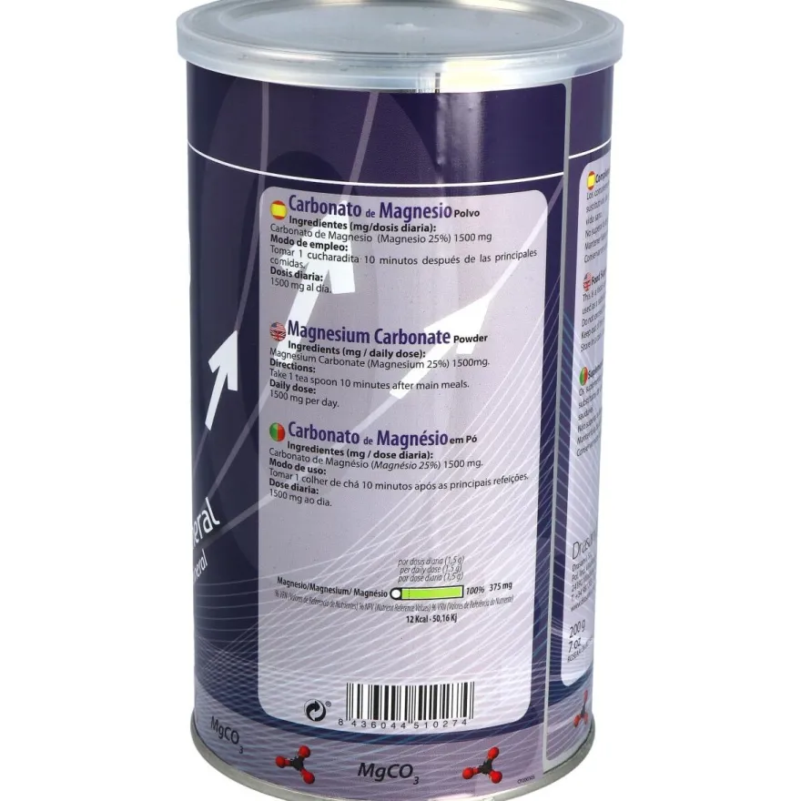 Carbonato Magnesio 200g - Drasanvi