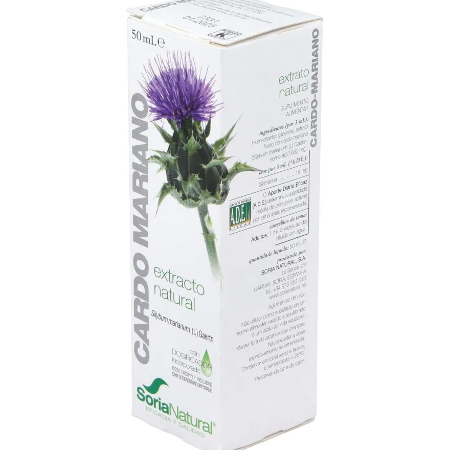 Cardo Mariano Extracto 50ml - Soria Natural