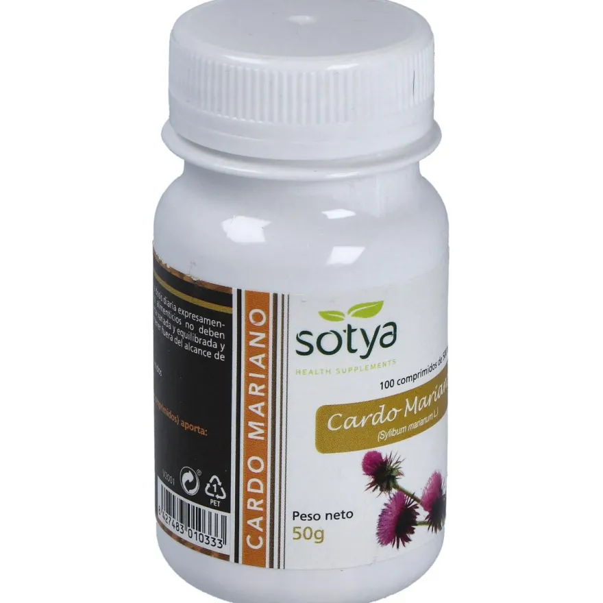 Cardo Mariano 500mg 100comp - Sotya