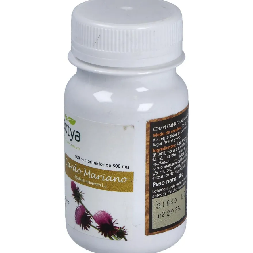 Cardo Mariano 500mg 100comp - Sotya