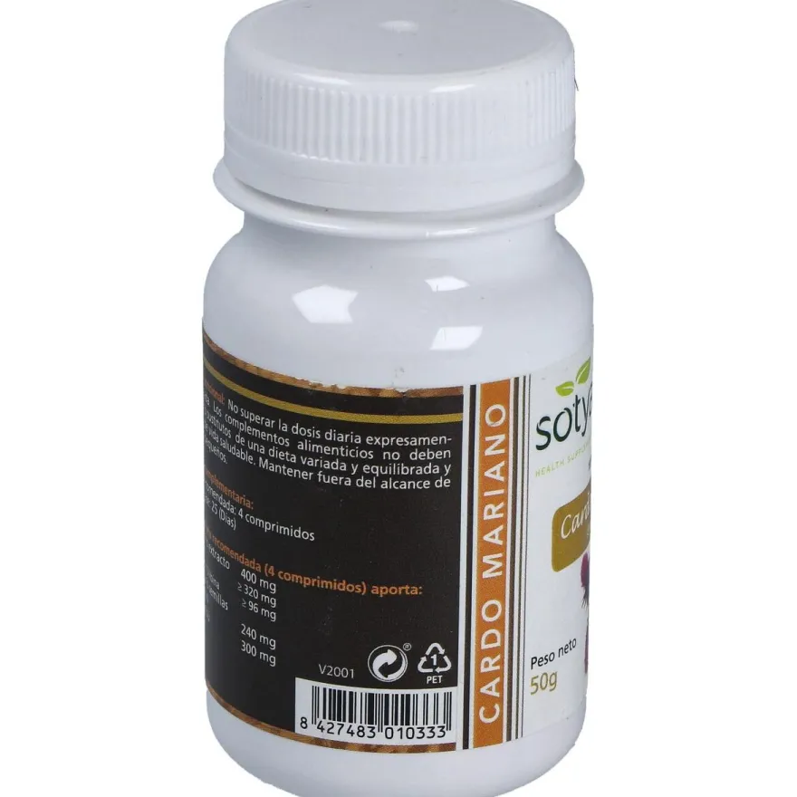 Cardo Mariano 500mg 100comp - Sotya