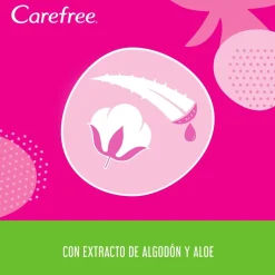 Carefree Normal Aloe Protector Cotton 56uds - Carefree