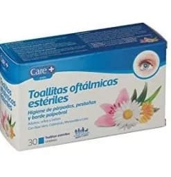 Care+ Toallitas Oftalmicas Esteriles (30 Toallitas) - Ontex