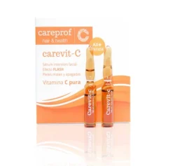 Carevit-C Sérum Vitamina C Pura Intensivo Facial Ampollas Flash, 4 x 2 ml. - Careprof