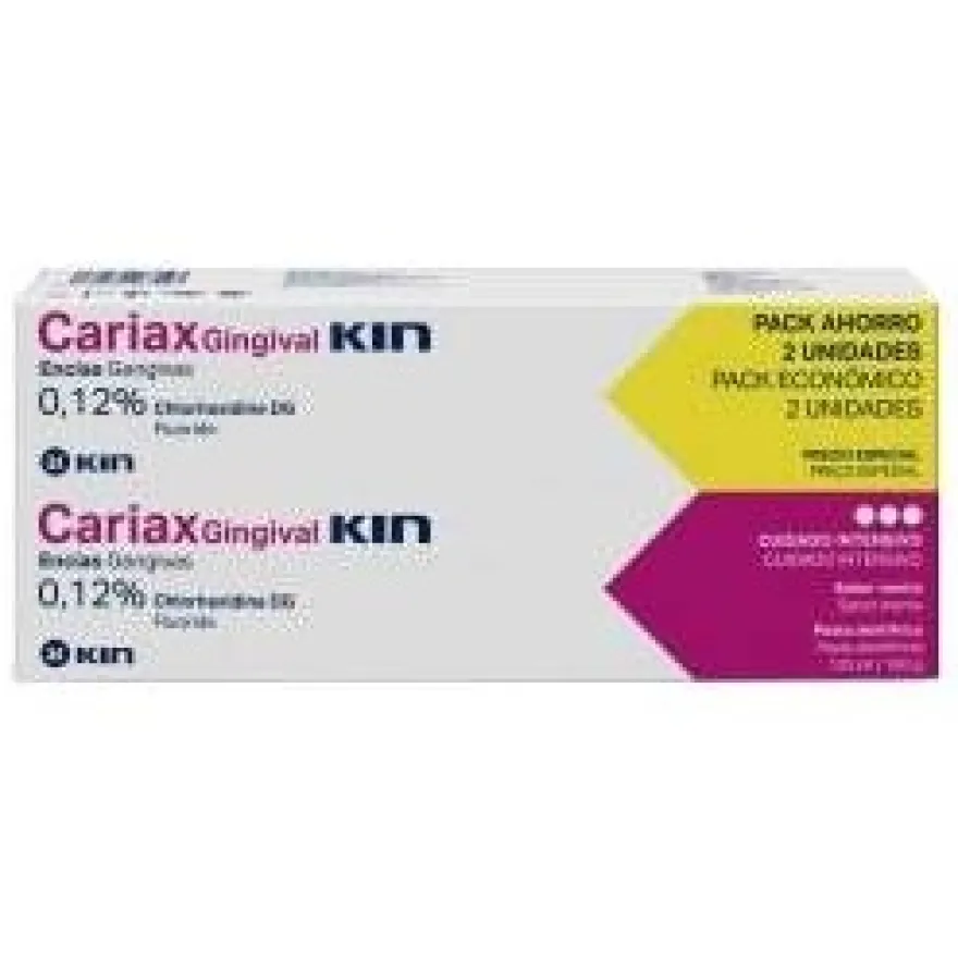 Cariax Gingival Encias Pack Pasta Dental 125Ml 2Ud