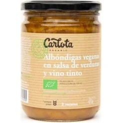 Carlota Organic Albondigas Salsa Verdu Bio Veg 425G