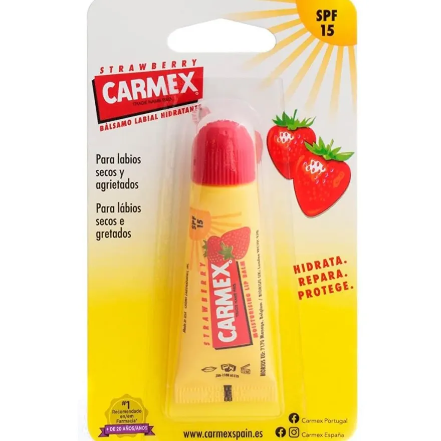 Carmex Strawberry Bálsamo Labial Spf15 4.25G