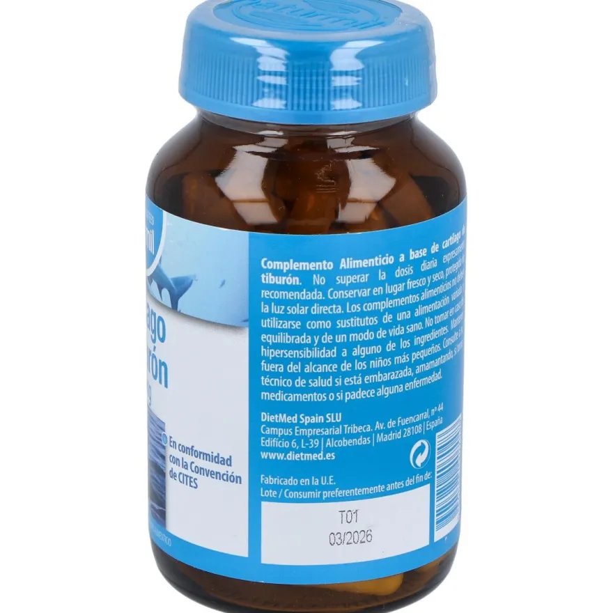Cartilago De Tiburon 750Mg. 90Cap.