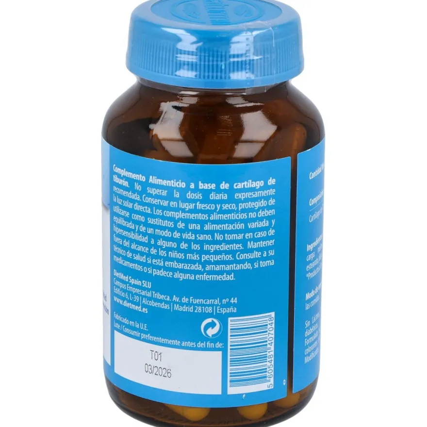Cartilago De Tiburon 750Mg. 90Cap.