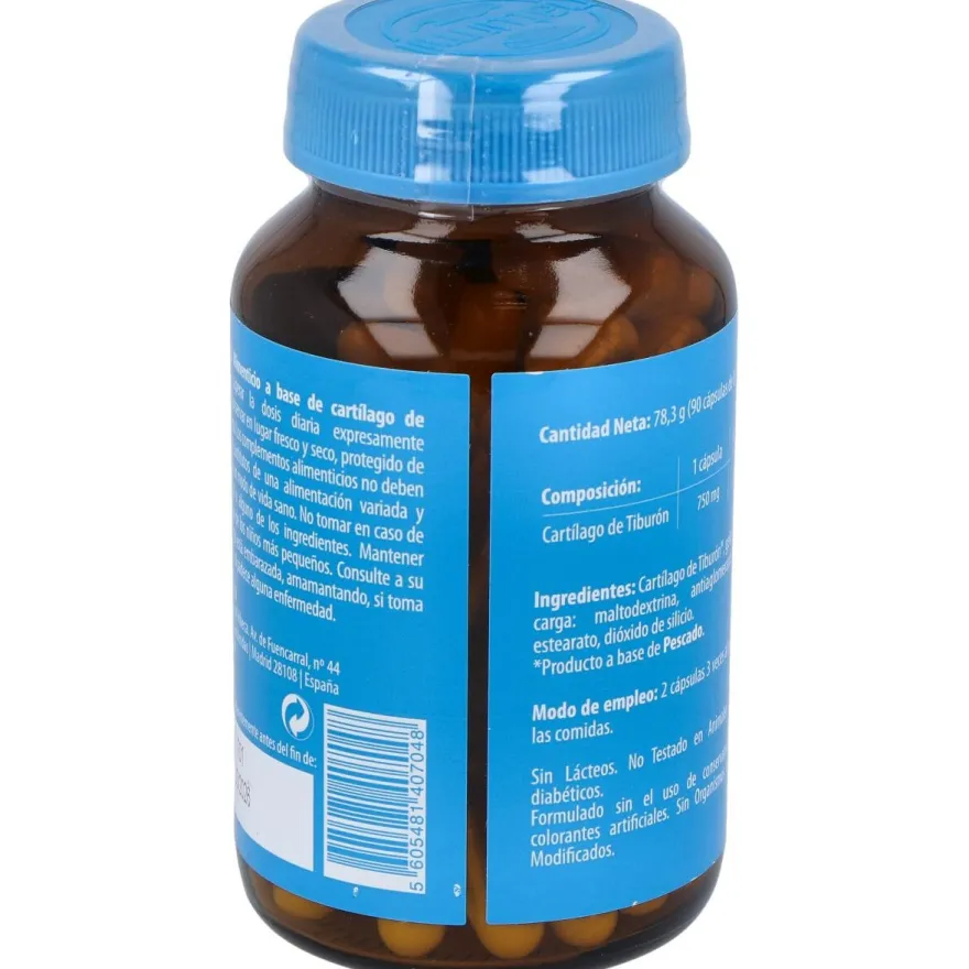 Cartilago De Tiburon 750Mg. 90Cap.