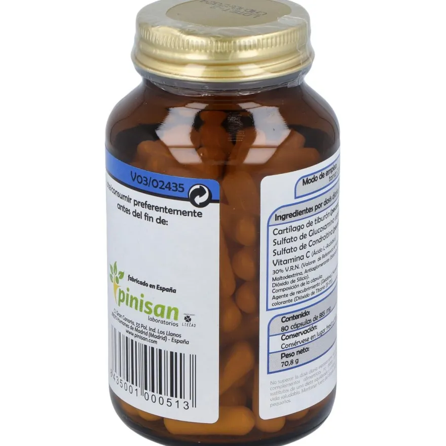 Cartilsamina (Cartilago De Tiburon) 80Cap.