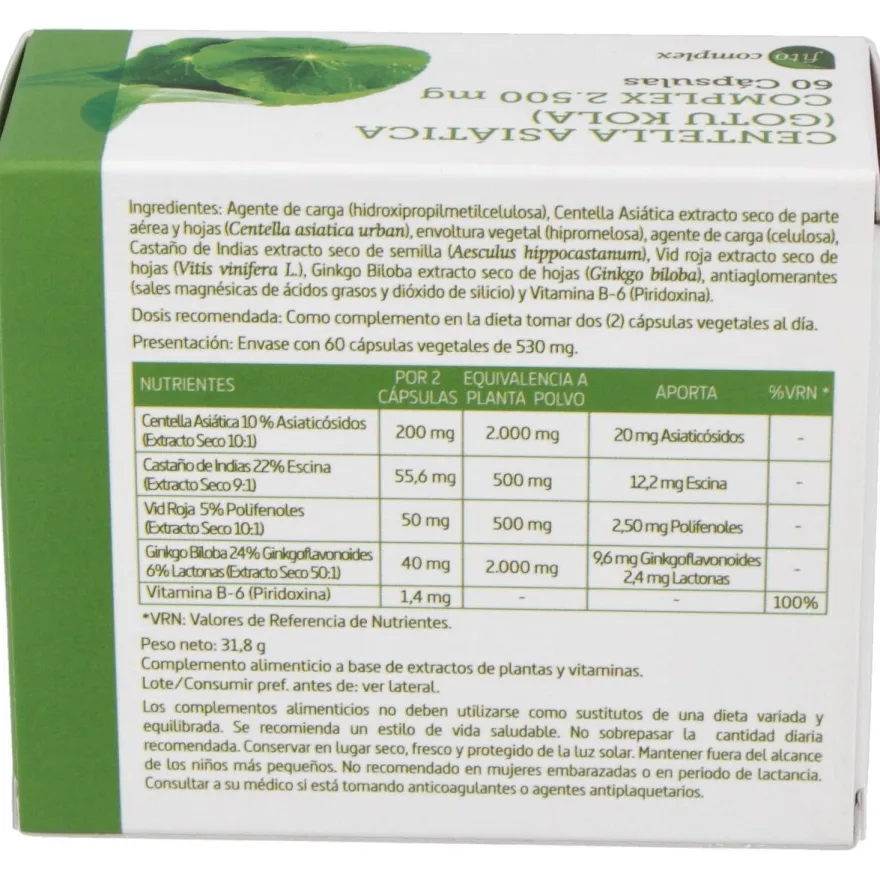 Centella Asiatica Complex 60 Gélules - Nature Essential