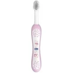 Cepillo de Dientes de Cerdas Suaves 6m+ Rosa, 1 Ud - Chicco