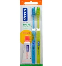 Cepillo Dental Adulto - Vitis Access (suave Blister 2 U) - Dentaid