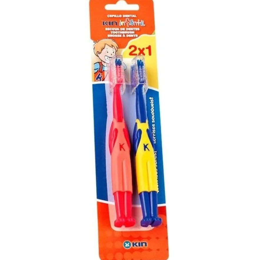Cepillo Dental Kin Infantil + 3 Años 2X1