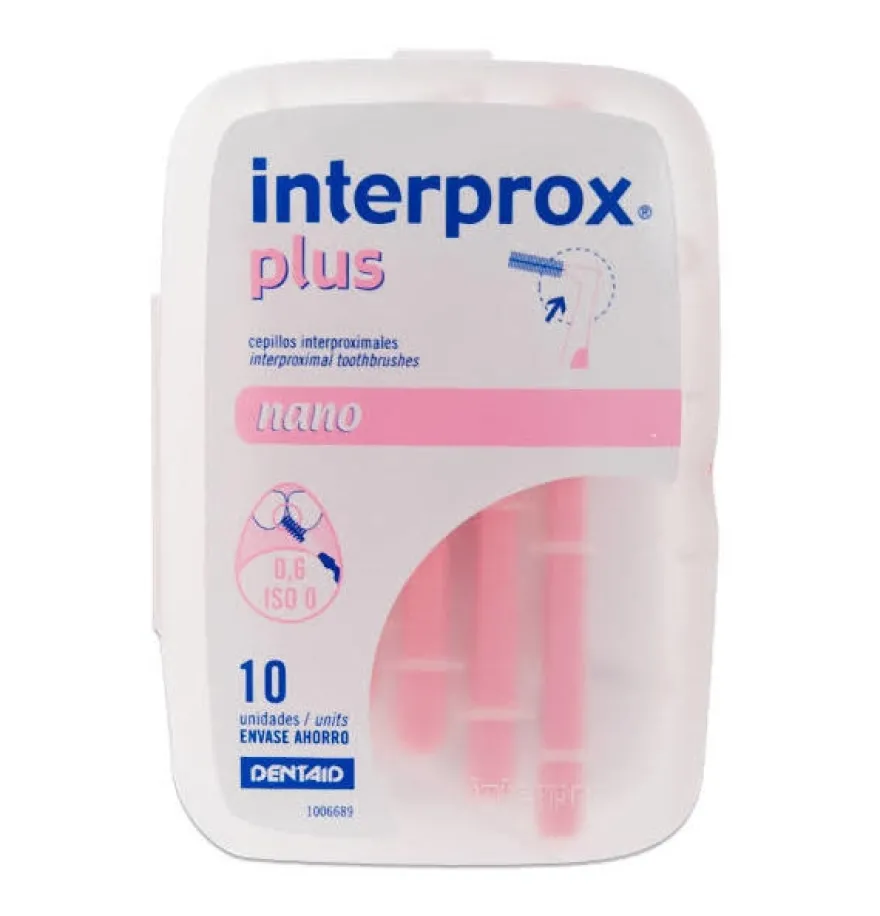 Cepillo Espacio Interproximal - Interprox Plus 2g (nano 10 U) - Dentaid